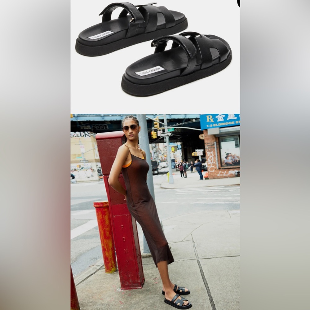 Steve Madden Mayven Sandal size 10 worn once indoors reg $120
